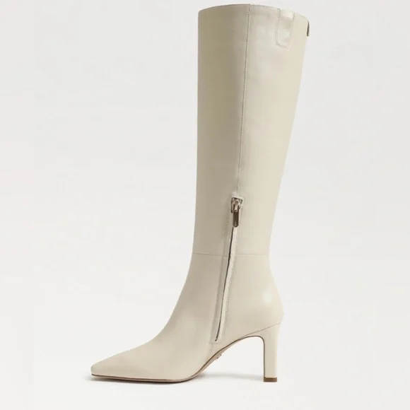 Sam Edelman SYLVIA Knee High Boot in cream Size 6.5 New with Tag - Picture 4 of 11